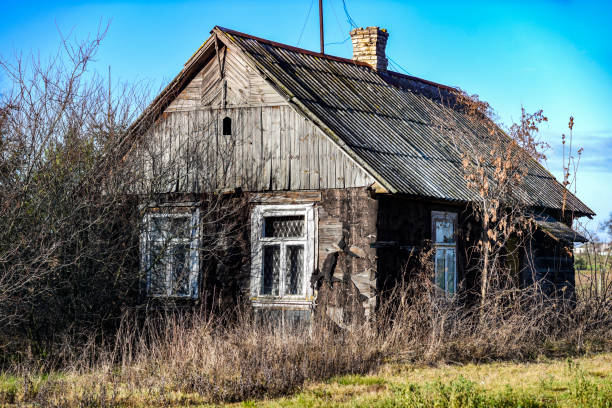 istock Old wooden house in Poland. 1309249046