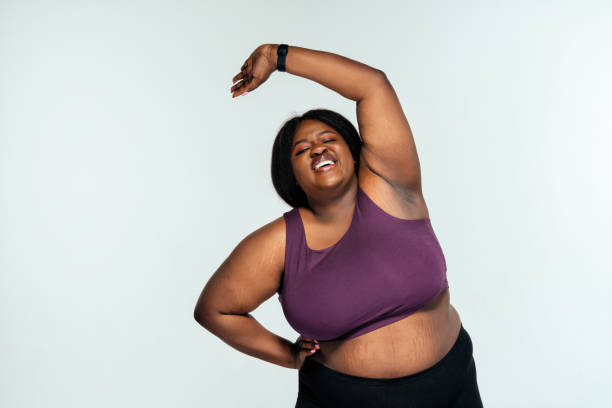 istock Young woman making pilates and functional training at the gym 1309262282