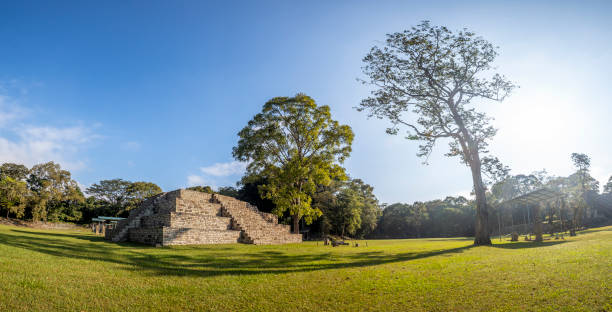 istock A Mayan pyramid in The Copan Ruins temples. Honduras 1309263811