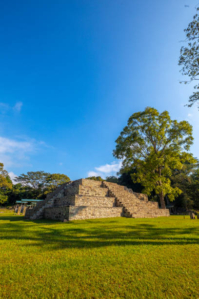 istock A Mayan pyramid in The Copan Ruins temples. Honduras 1309263817