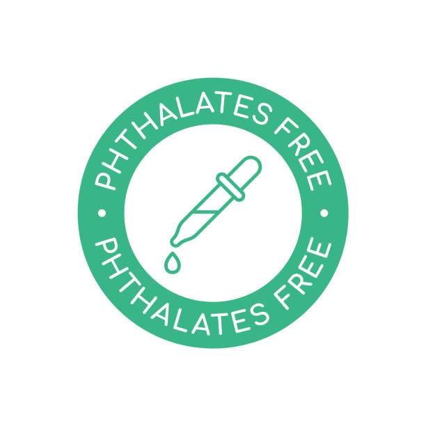 ilustrações de stock, clip art, desenhos animados e ícones de no phthalates sign. phthalates free icon. - food additive