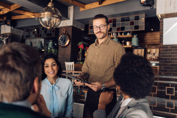 istock Business group making an order for the business lunch 1309274116