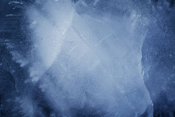 istock beautiful blue ice with cracks. frosty background 1309283657