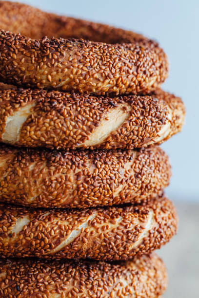 Turkish Bagel Turkish Bagel turkish bagel simit stock pictures, royalty-free photos & images
