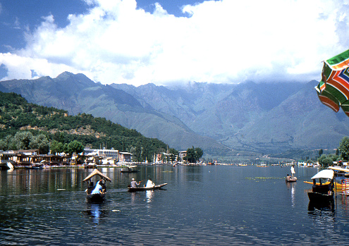Dal is a lake in Srinagar, the summer capital of Jammu and Kashmir, India. It is integral to tourism and recreation in Kashmir. The shore line of the lake is famous for Mughal era gardens and houseboats.