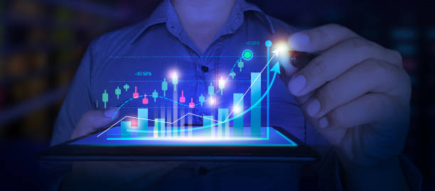 istock business man is holding the tablet 1309298323