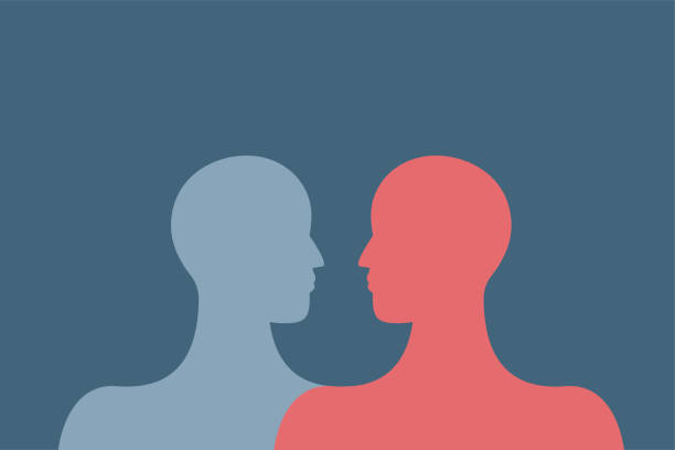 istock The concept of interdependence, support and assistance to each other, the intersection of interests. Healthy relationships of self-sufficient people. 1309301889