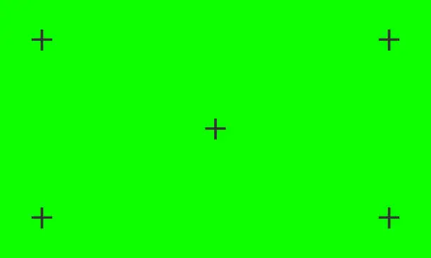 Vector illustration of Vector illustration of green screen chroma key background