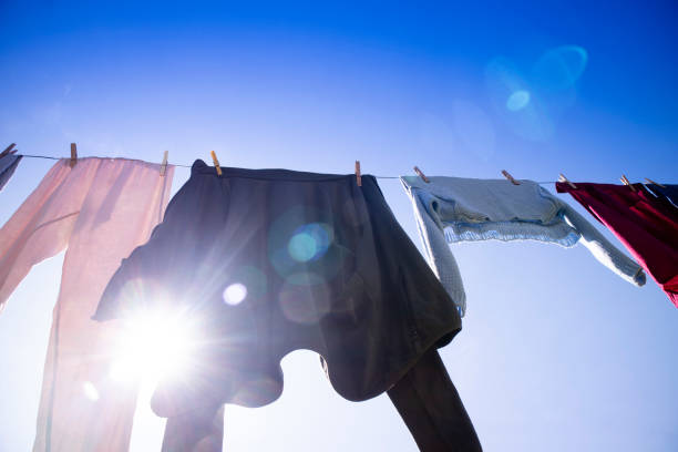 istock Laundry hanging out in the sun 1309303369