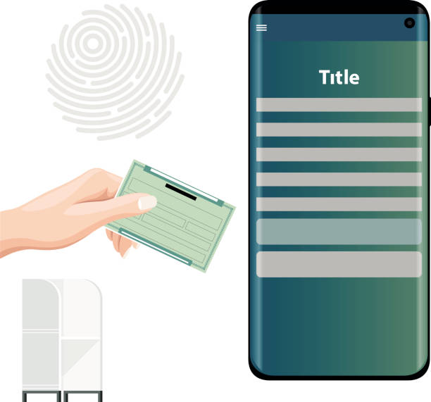 The electronic title is the digital form of electoral registration. With it, it is possible to have quick and easy access to personal information in the Electoral Court The e-title is the digital way of voter registration. With it, it is possible to have quick and easy access to personal information in the Electoral Court voter registration stock illustrations