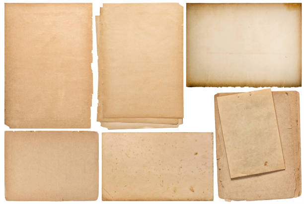 istock Paper sheets book pages cardboard isolated Scrapbooking crafting 1309327897