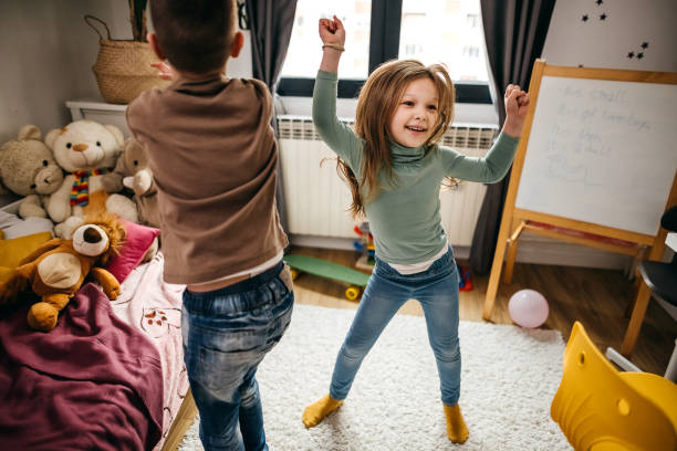 istock Kids having fun at home 1309331429