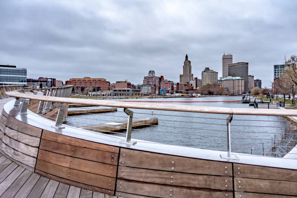 istock Providence rhode island skyline on a cloudy gloomy day 1309344824