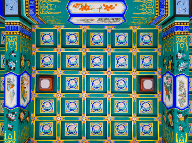 Colorful Chinese traditional roof