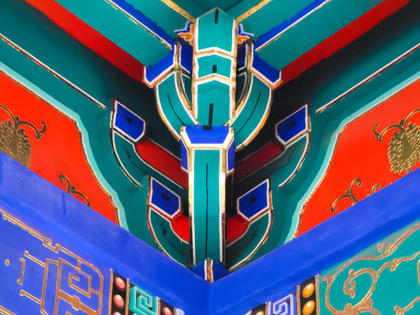 istock Colorful Chinese traditional roof 1309347460