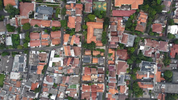 istock Residential area from above 1309356396
