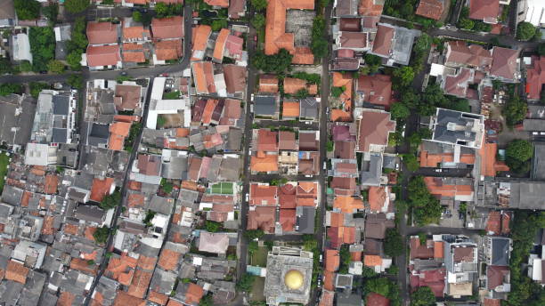 istock Residential area from above 1309356412