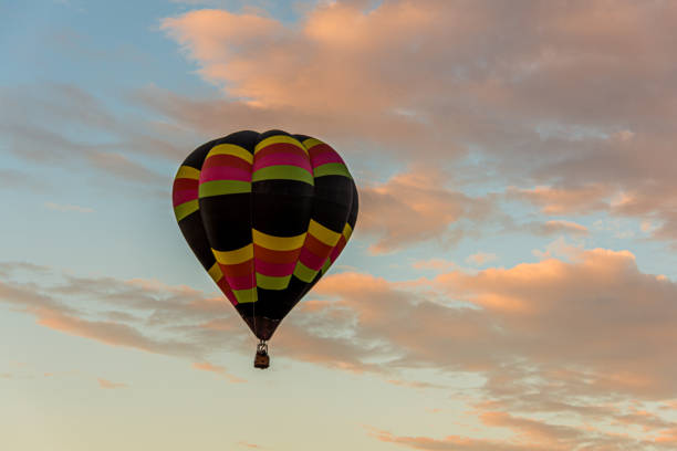 istock Colorful Hot Air Balloon Flying 1309357844