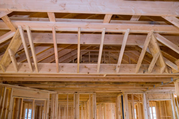 istock Interior view construction new residential home. 1309358806