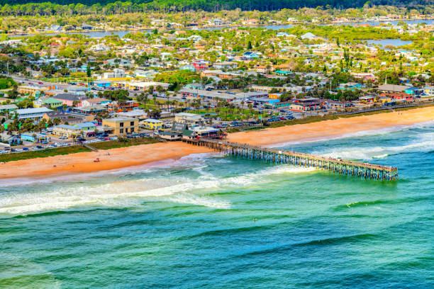 istock Flagler Beach, Florida From Above 1309360537