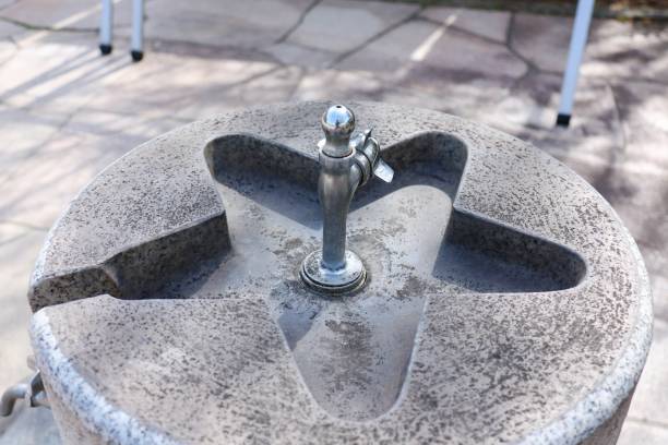istock Water supply for drinking water in the park 1309379891