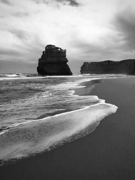 The Twelve Apostles tower over the ocean in Port Campbell National Park