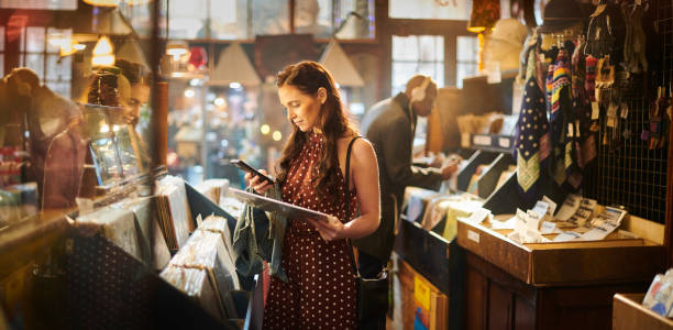 istock connected in the record shop 1309386985