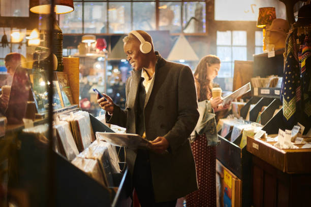 connected in the record shop