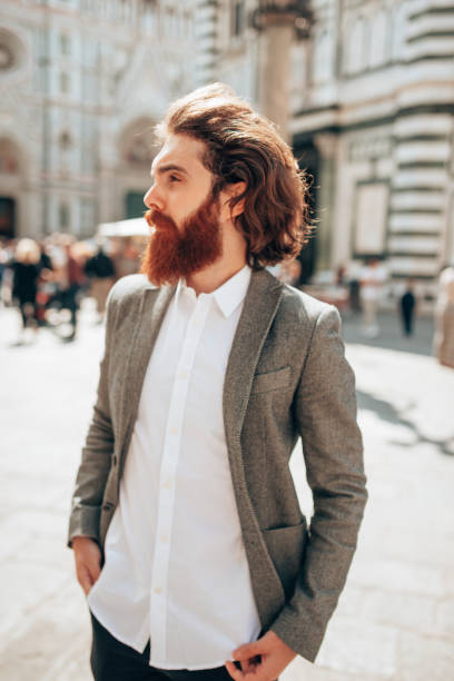 istock hipster portrait with long beard 1309391361