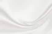 White silk drape background