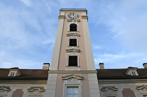 The tower of the Lamberg Castle in Steyr, Austria, Europe