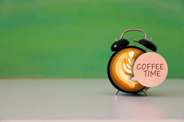 coffee time - milk old fashioned retro revival still life imagens e fotografias de stock