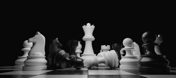istock chess pieces with the  queen standing out 1309403347
