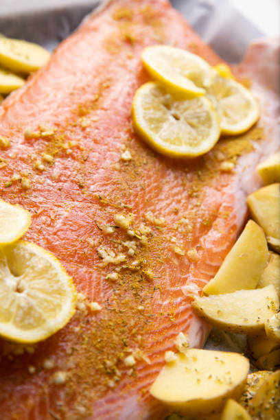 istock Fillet of salmon 1309414000