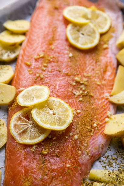 istock Fillet of salmon 1309415387