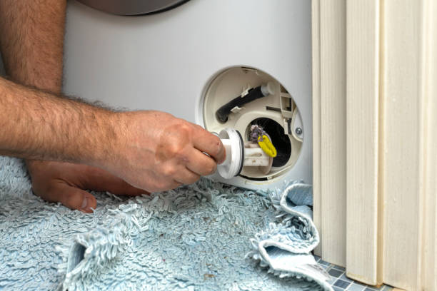 istock the filter of the washing machine is clogged. 1309420781