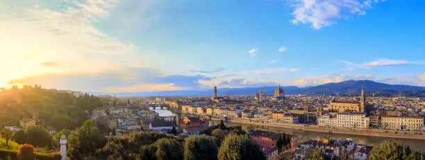 Photo of Florence skyline panorama from Piazzale Michelangelo fine art