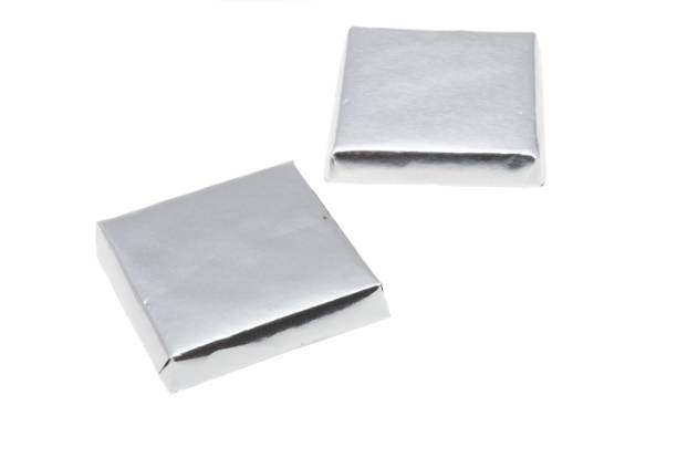 istock chocolate bar in foil isolated 1309427122