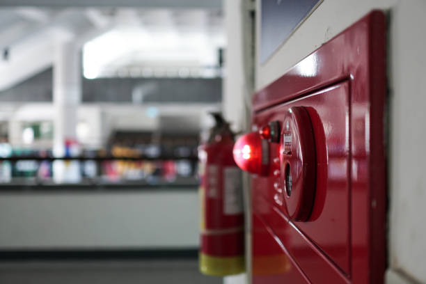 Entrance to municipal fire station