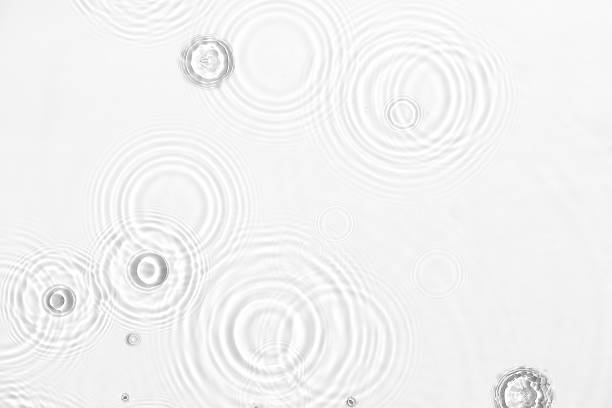 istock Water background. White water texture, blue mint water surface with rings and ripple. Spa concept background. Flat lay, top view, copy space, copy-space 1309430800