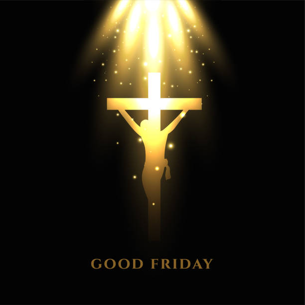 istock jesus crucifixion cross with glowing light rays good friday background 1309434819
