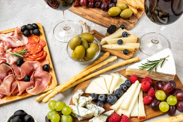 istock Traditional Italian appetizers antipasti 1309437543
