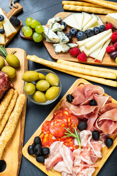 istock Traditional Italian appetizers antipasti 1309437609