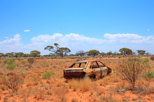 Red bush country and deserts of Australia