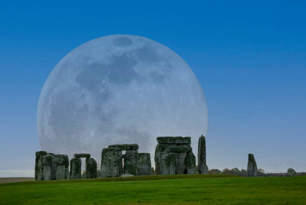 istock A full moon illuminating the ancient circle at Stonehenge, Wiltshire, UK 1309449165