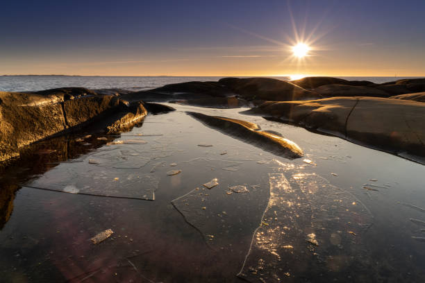 istock Seascape, sunset over the sea, horizon 1309460007