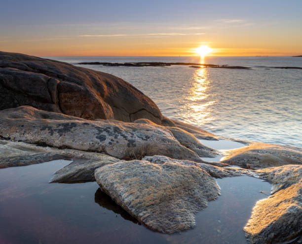 istock Seascape, sunset over the sea, horizon 1309460039