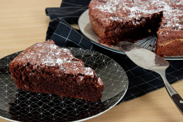 istock homemade chocolate cake - studio shot 1309460343