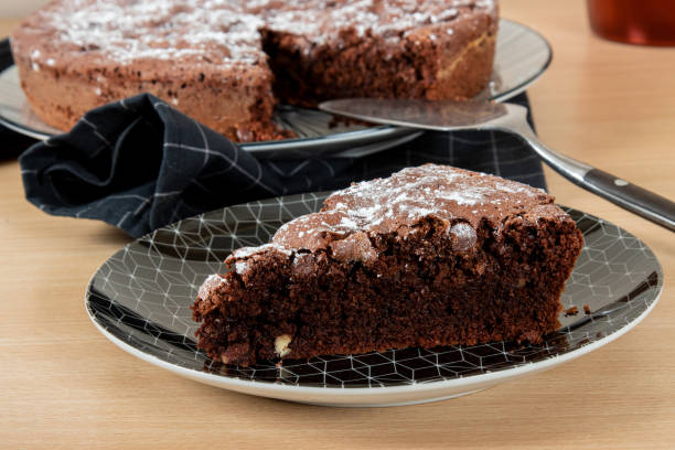 istock homemade chocolate cake - studio shot 1309460350