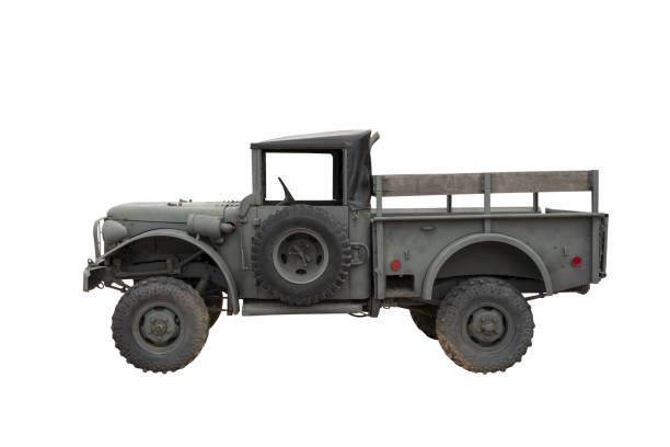istock Military trucks,isolated on white background with clipping path 1309461262